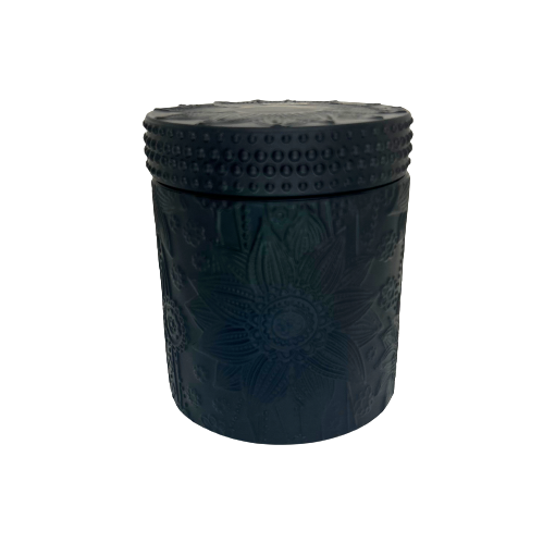 Custom Candle in Matte Black 9 oz. Ziva jar