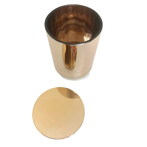 Custom Candle in Rose Gold 8 oz. Nova jar